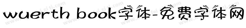 wuerth book字体字体转换